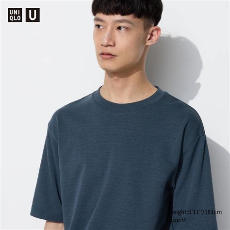 U AIRism Cotton Oversized Crew Neck Half.